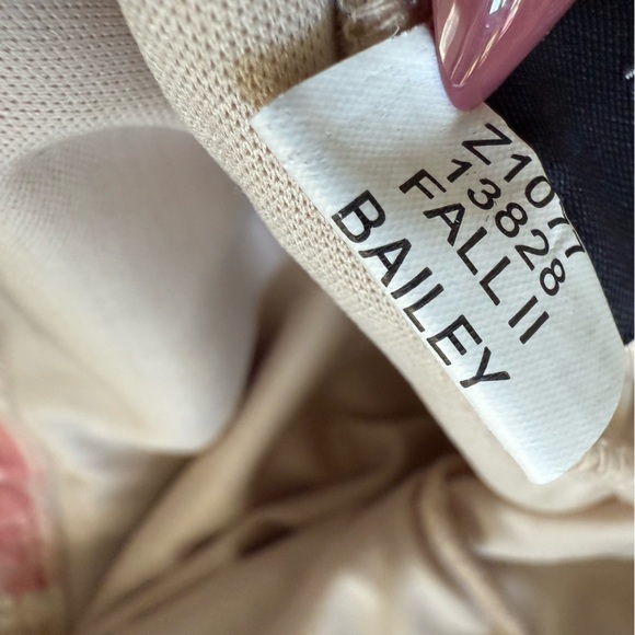 VENUS Pink Floral Cream Lace Vintage Strapless Dress Fitted Bodycon Size Med - Picture 9 of 15